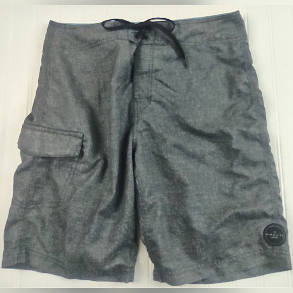 Rip Curl Boardshorts Swim Surf Shorts Beach Ocean Lake 9.5" Inseam Gray